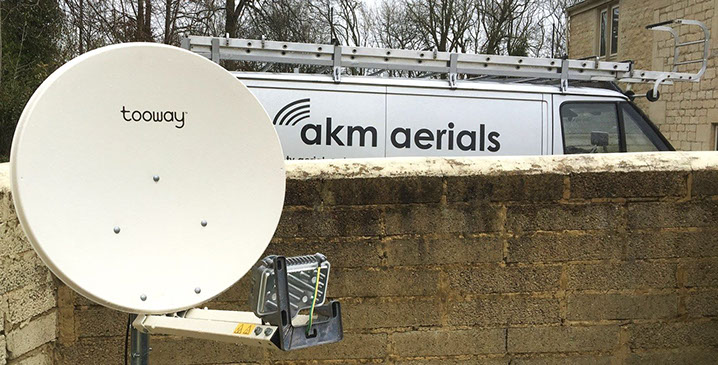 satellite broadband Thrupp