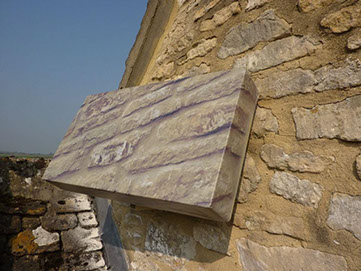 camouflaged satellite dish Thrupp