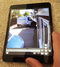 cctv on smartphone Thrupp