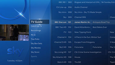 sky Q installation Thrupp